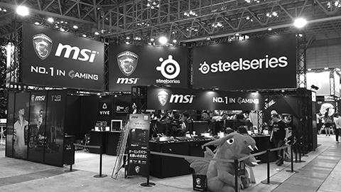 TOKYO GAME SHOW 2016　msi / SteelSeries Booth